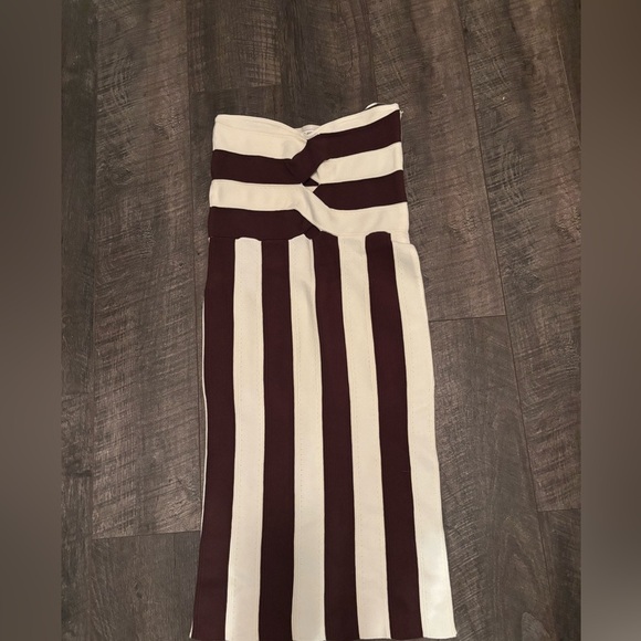 Celandine Anthropologie Strapless Cutout Knit Midi Dress - Picture 3 of 6